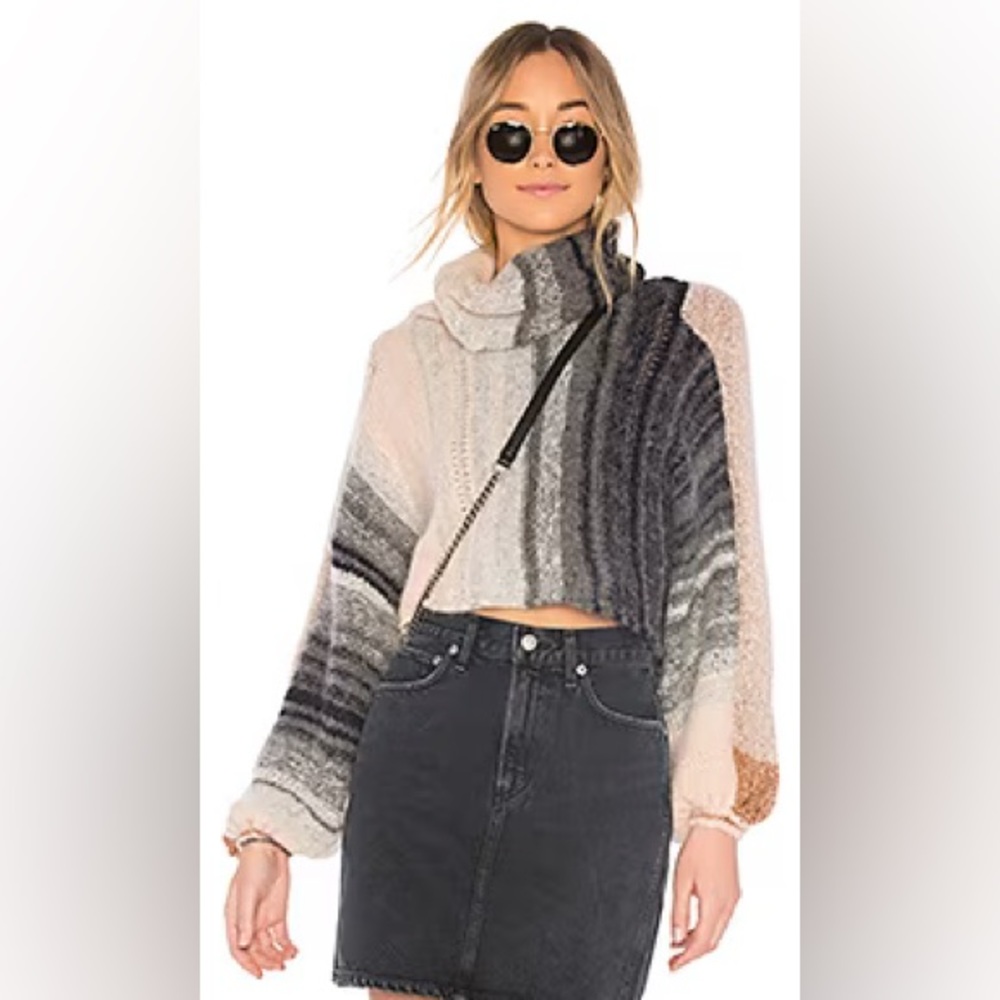 Free People Cloud Kicker Sweater